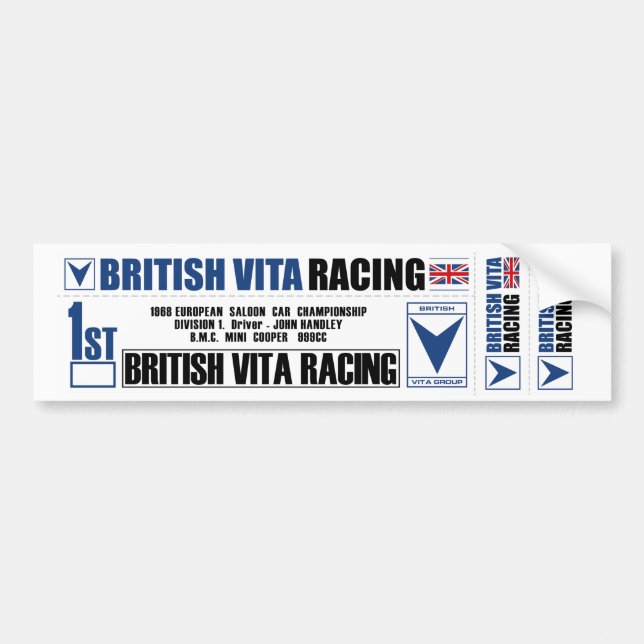 BritishVita Sticker Sheet (Front)