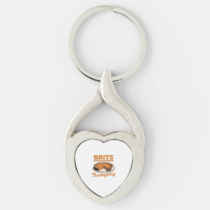 Brits Know How to Eat on Thanksgiving Oversized T- Keychain