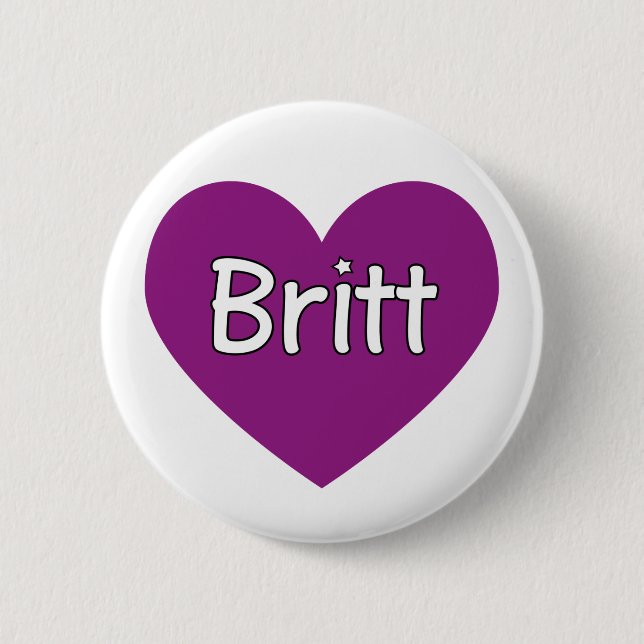 Britt 2 Inch Round Button (Front)