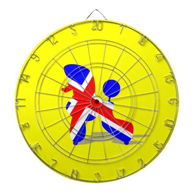 Britt poodle dartboard (Front)