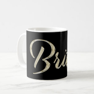 Britta white Handwriting Tasse Kaffeetasse Coffee Mug