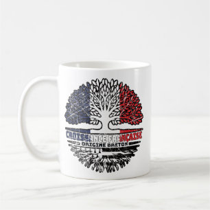 Brittany Breton French France Tree Roots Flag Coffee Mug