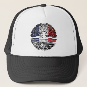 Brittany Breton French France Tree Roots Flag Trucker Hat
