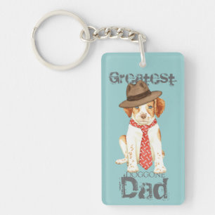 Brittany Dad Keychain