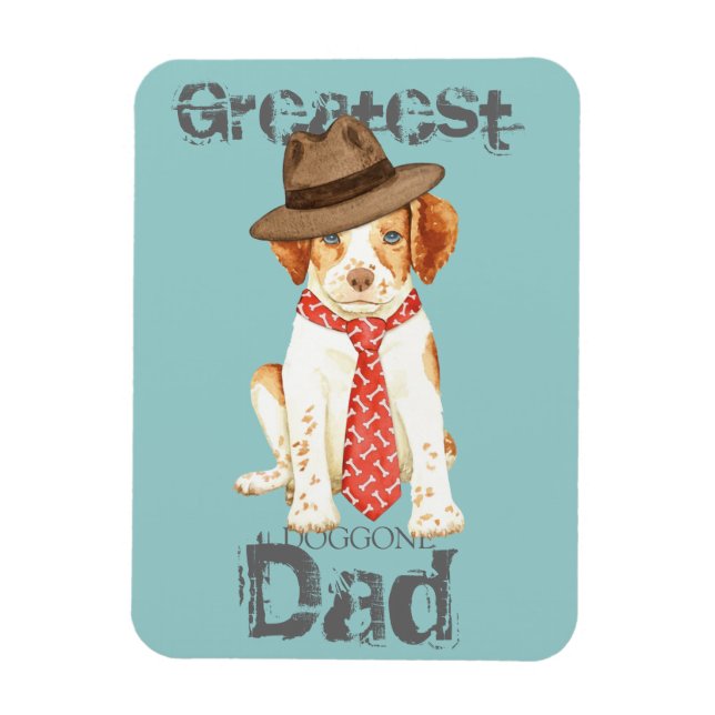 Brittany Dad Magnet (Vertical)