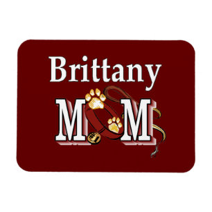 Brittany Dog MOM Magnet