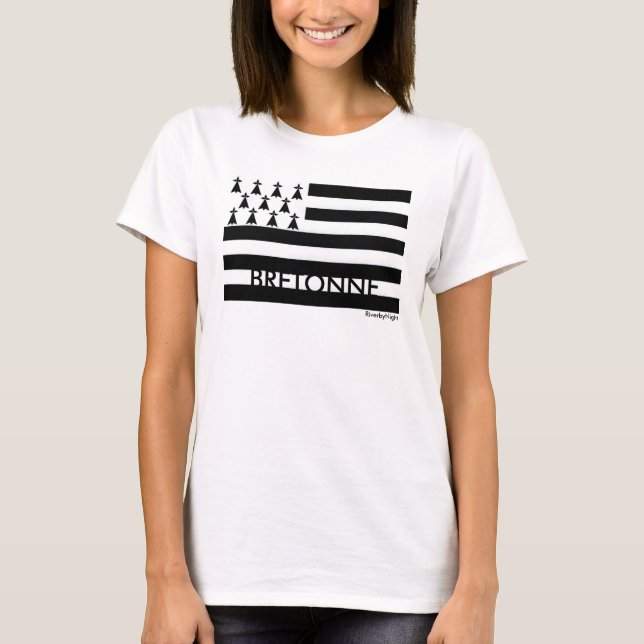 Brittany Flag Breton T-Shirt (Front)