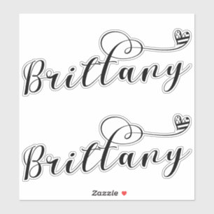 Brittany Flag in Heart, Breton