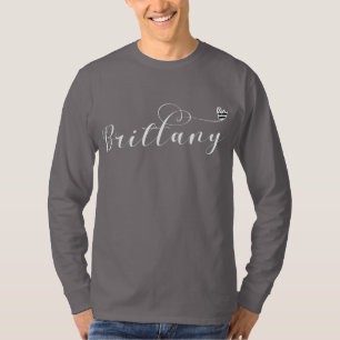 Brittany Flag in Heart, Breton T-Shirt