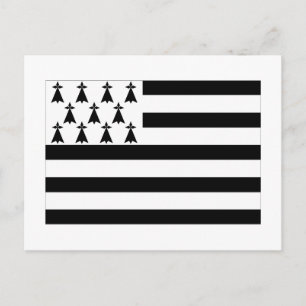 Brittany Flag Postcard