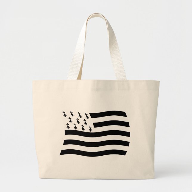 Brittany Flag Tote Bag (Front)
