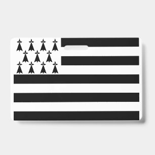 Brittany (Gwenn-ha-du) flag Badge