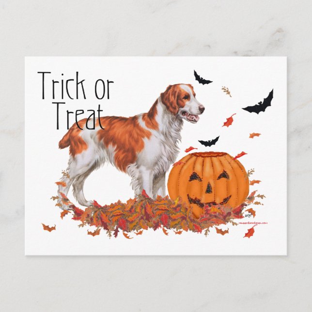 Brittany Halloween Postcard (Front)