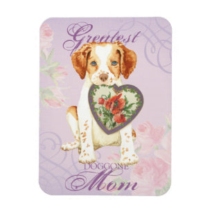 Brittany Heart Mom Magnet