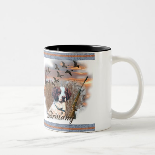 Brittany on the hunt mugs (Right)