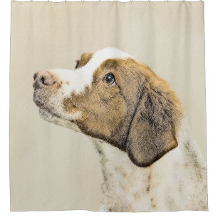 Brittany Painting - Cute Original Dog Art