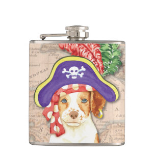 Brittany Pirate Hip Flask