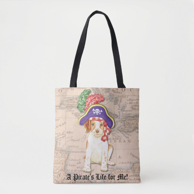 Brittany Pirate Tote Bag (Front)