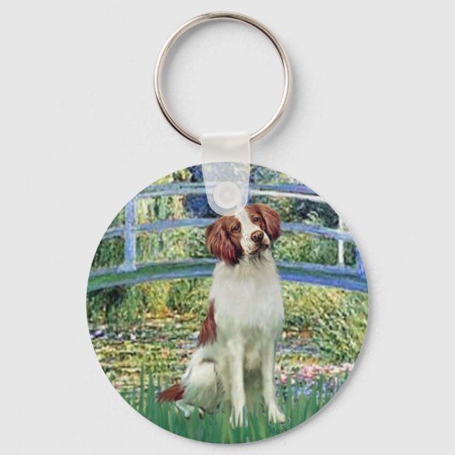 Brittany Spaniel 3 - Bridge Keychain (Front)