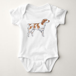 Brittany Spaniel Baby Bodysuit