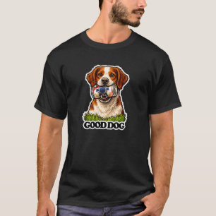 Brittany Spaniel Beer Hunting Dog T-Shirt
