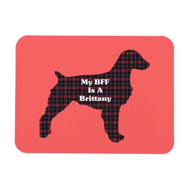 Brittany Spaniel BFF Magnet (Horizontal)