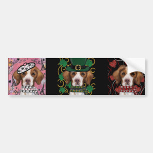 Brittany Spaniel Bumper Sticker