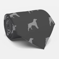 Brittany Spaniel Dog Breed Silhouettes Pattern
