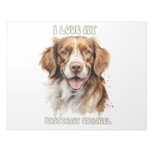 Brittany Spaniel Dog-inspired notepad