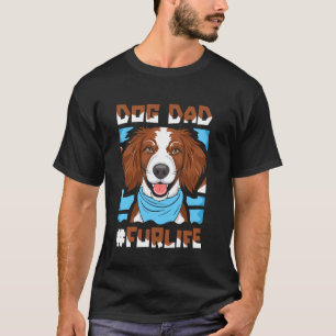 Brittany Spaniel Father Breed - Pet Dog Dad Fur Li T-Shirt