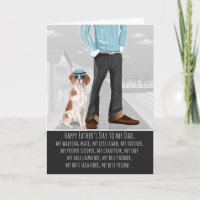 Brittany Spaniel from the Dog Father's Day