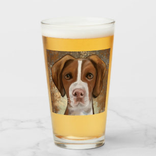 Brittany Spaniel Glass