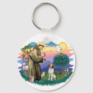 Brittany Spaniel Keychain