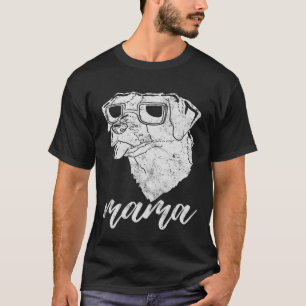 Brittany Spaniel Mama Mom Vintage T-Shirt