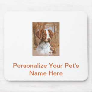 Brittany Spaniel Mouse Pad