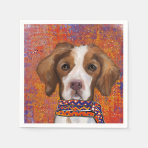 Brittany Spaniel      Napkin