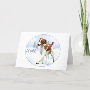 Brittany Spaniel Noel Holiday Card