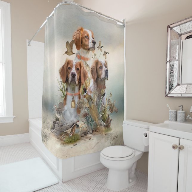 Brittany Spaniel , Passion for Birds (In Situ)
