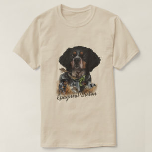 Brittany Spaniel , Passion for Birds T-Shirt