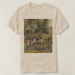 Brittany Spaniel , Passion for Birds T-Shirt