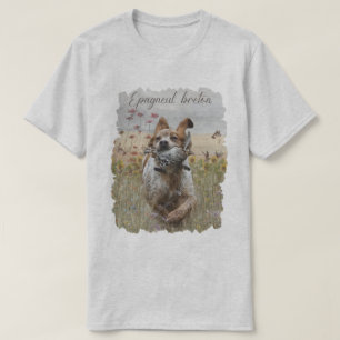 Brittany Spaniel , Passion for Birds T-Shirt