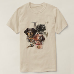 Brittany Spaniel , Passion for Birds T-Shirt