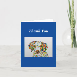 Brittany Spaniel Thank You Card