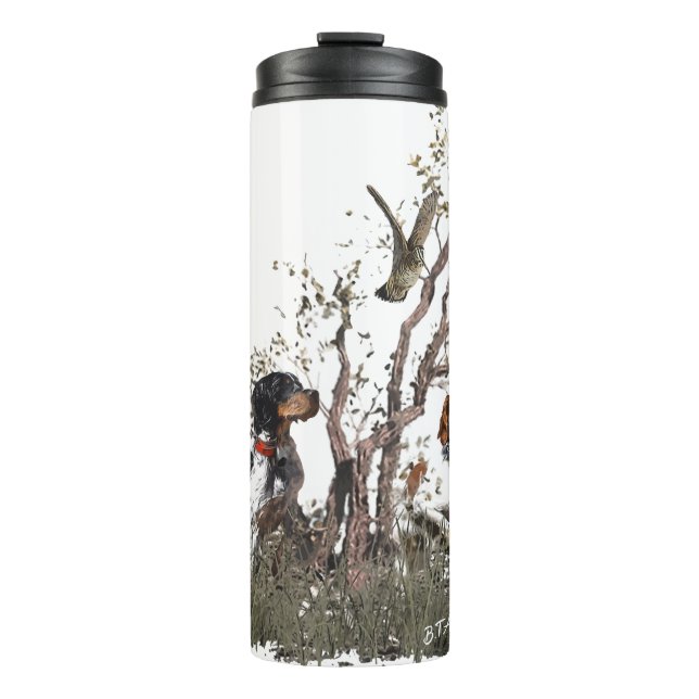 Brittany Spaniel Thermal Tumbler (Front)
