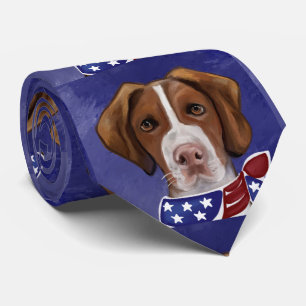 Brittany  Spaniel  Tie