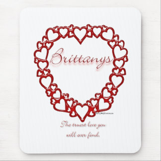 Brittany True Love Mouse Pad