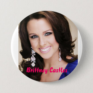 Brittney Castles 3 Inch Round Button