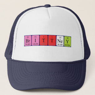 Brittney periodic table name hat