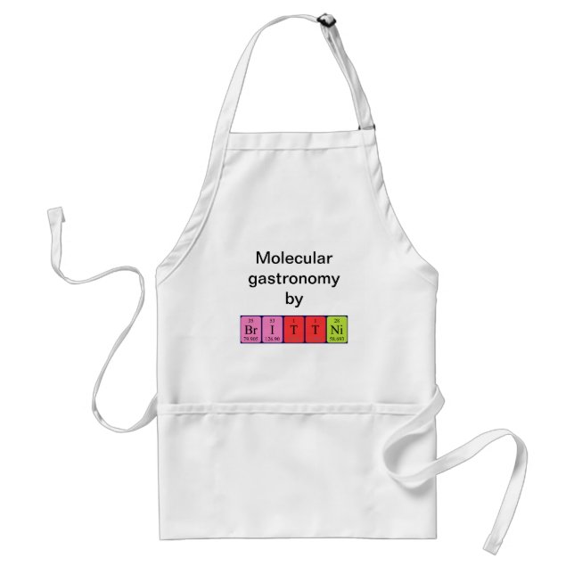 Brittni periodic table name apron (Front)