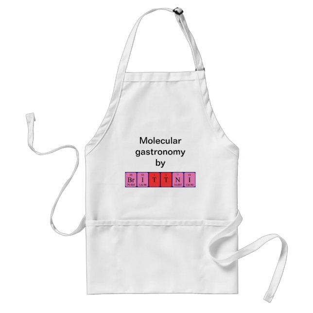Brittni periodic table name apron (Front)
